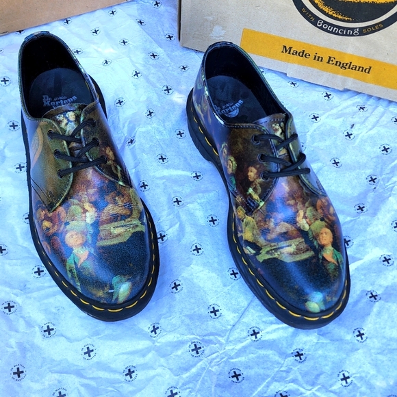 Rare/limited Dr. Martens Muesuem Collection 1461 Hogarth - Picture 2 of 8